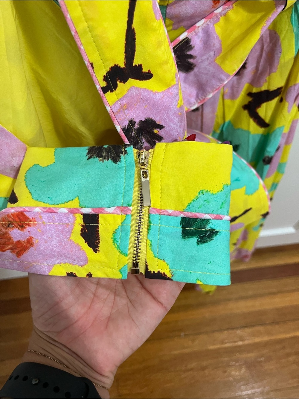 Rachel Antonoff Yellow Floral Crop Top & Midi Skirt Set size 6 - Picture 4 of 9